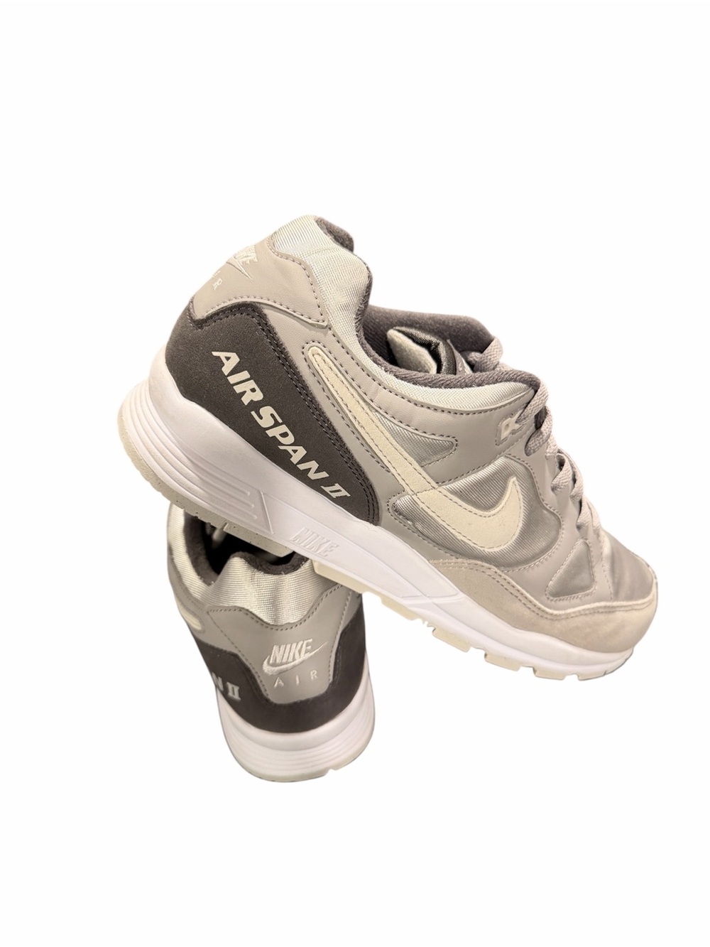 Nike Air Span II Men's Sneakers in Gray and White